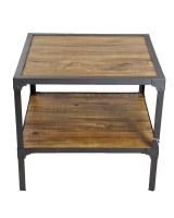 Rustic Two Tiered End Table