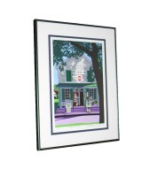 "Pool's Store" Framed Print Signed by Artist