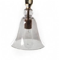 Courtly Small Bell Pendant Lamp - Grey