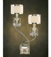 Two-Light Left Hand Sconce Shade