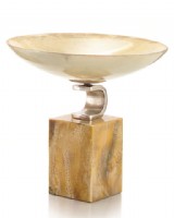 Short Nickel/Glass Compote