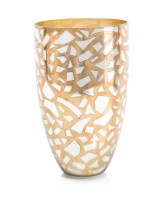 Confetti Gold & Mercury Vase