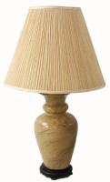 Tan Marbled Table Lamp