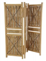 Bark and Twig Wooden Room Divider