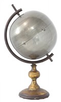 Metal Globe on Stand