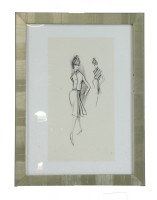 Women's Fashion  Framed Sketch