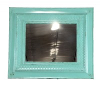 Multilayered Painted Metal Wall Mirror