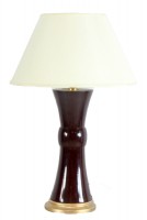 Maroon Base Ceramic Table Lamp