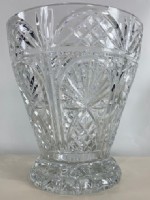 Large Crystal Vase