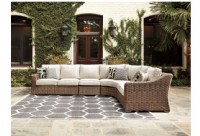 Outdoor All Weather Wicker Sectional