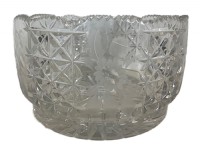 Large Cut Crystal Bowl