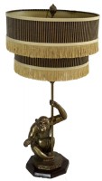 Mid-Century Modern Monkey Table Lamp