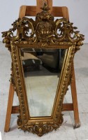 Antique Ornate Gold Framed Mirror