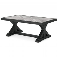 Large Outdoor Porcelian Top Coffee Table
