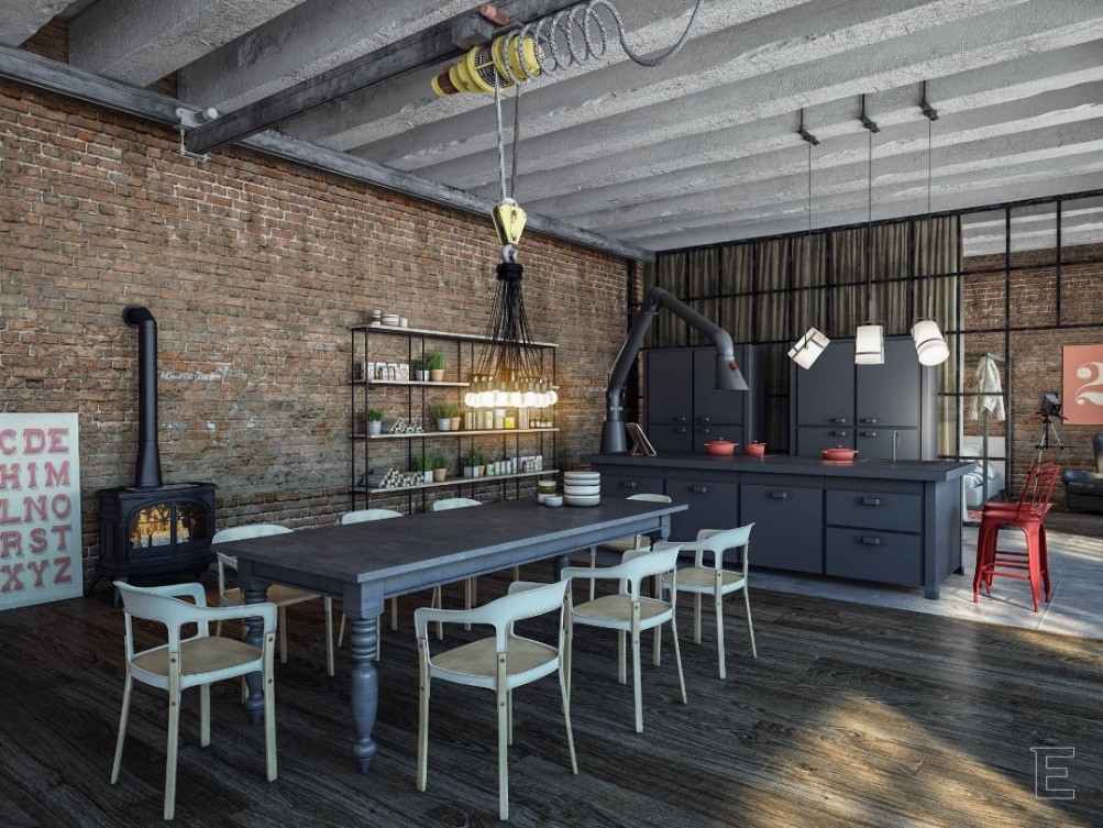 Industrial Style Home Design
