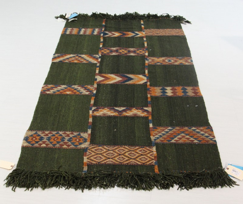 Green Dhurrie Rug