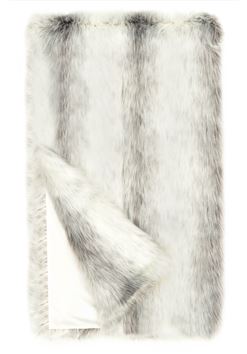 Icelandic Fox Faux Fur Throw
