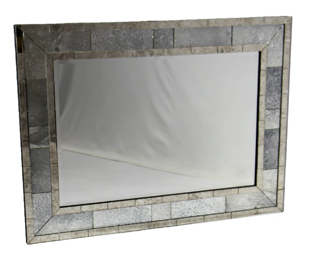 Square Stone Mirror