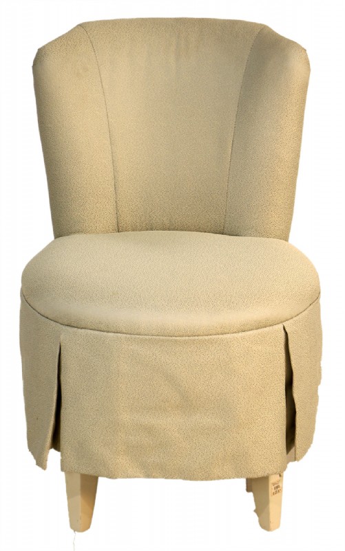 Upholstered Swivel Make Up Chair