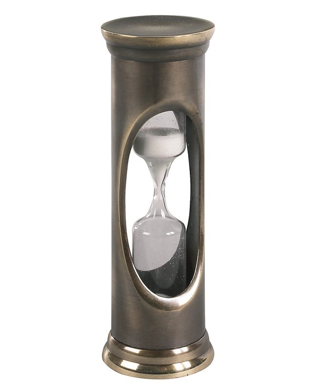 Bronzed 3 Minute Sandglass