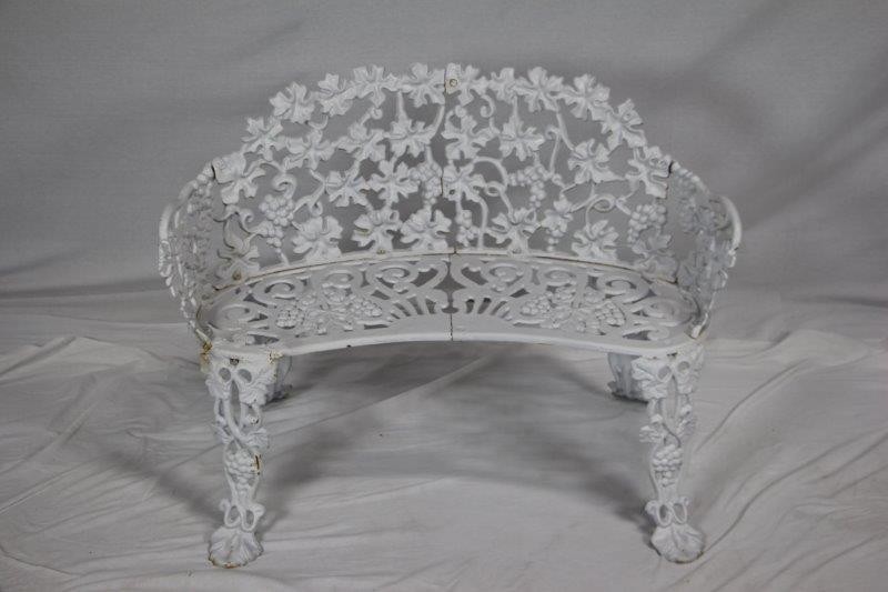 Antique Cast Iron Bench