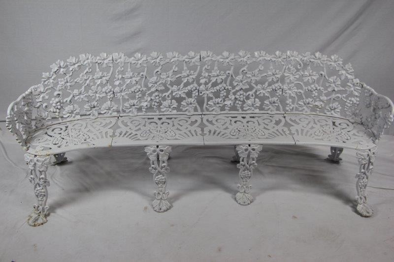 Antique Iron Bench