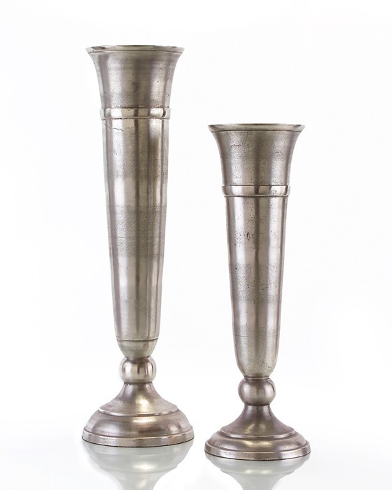 Metal Trumpet Vase Small