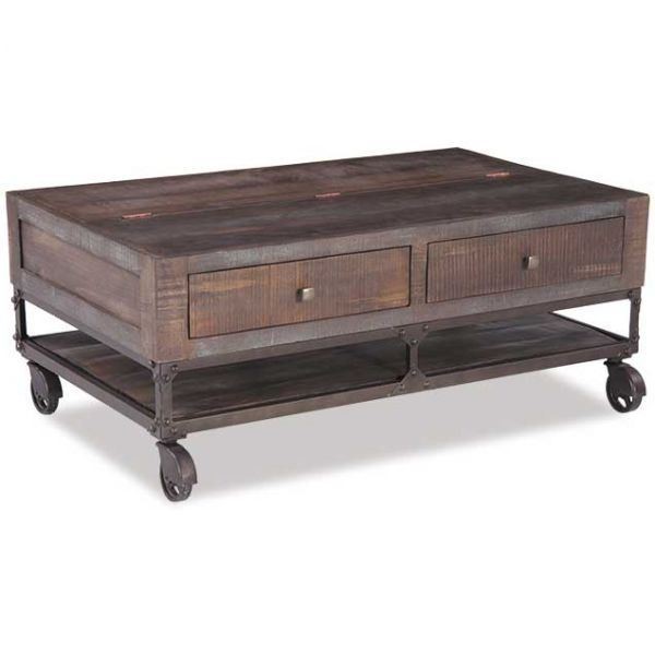 Hinged Top Cocktail Table