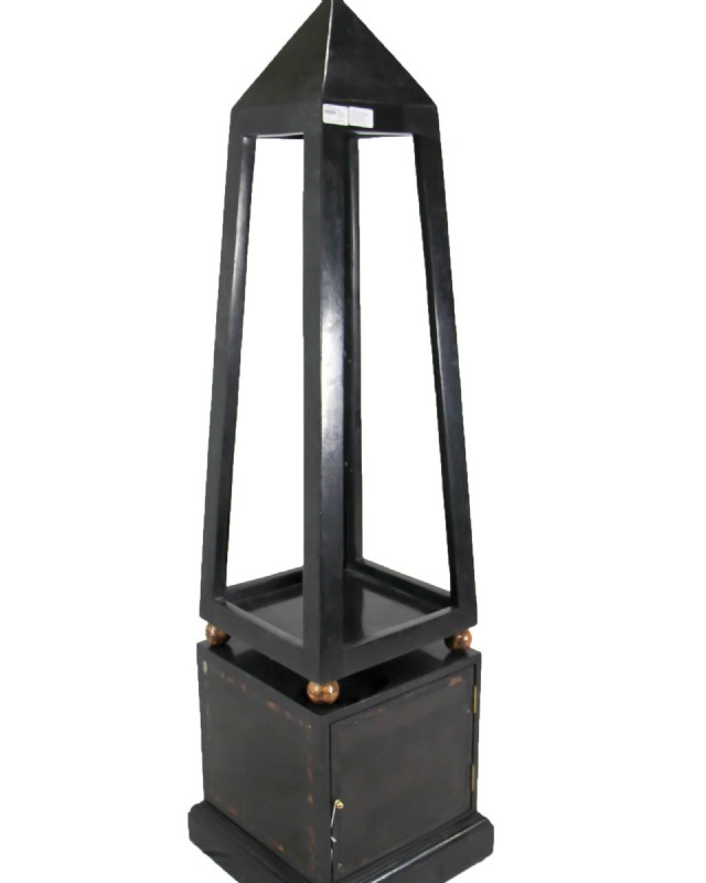 Stone Three Shelf Obelisk