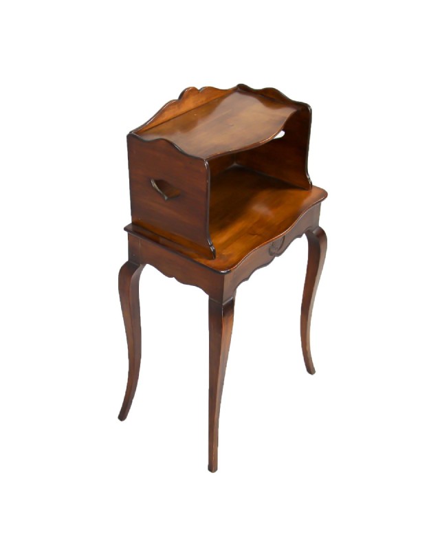 Old-Style Side Table with Drawer