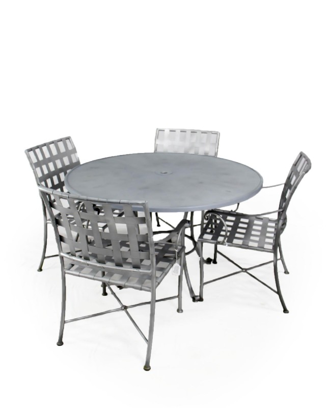 Crate and Barrel Metal Outdoor Set
