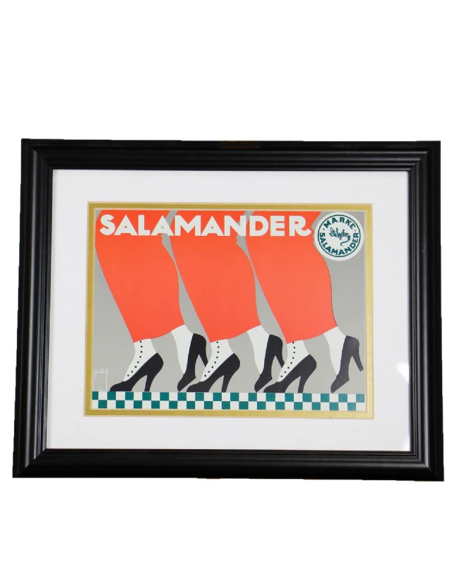 Framed Print Of Salamander By Ernst Deutsch