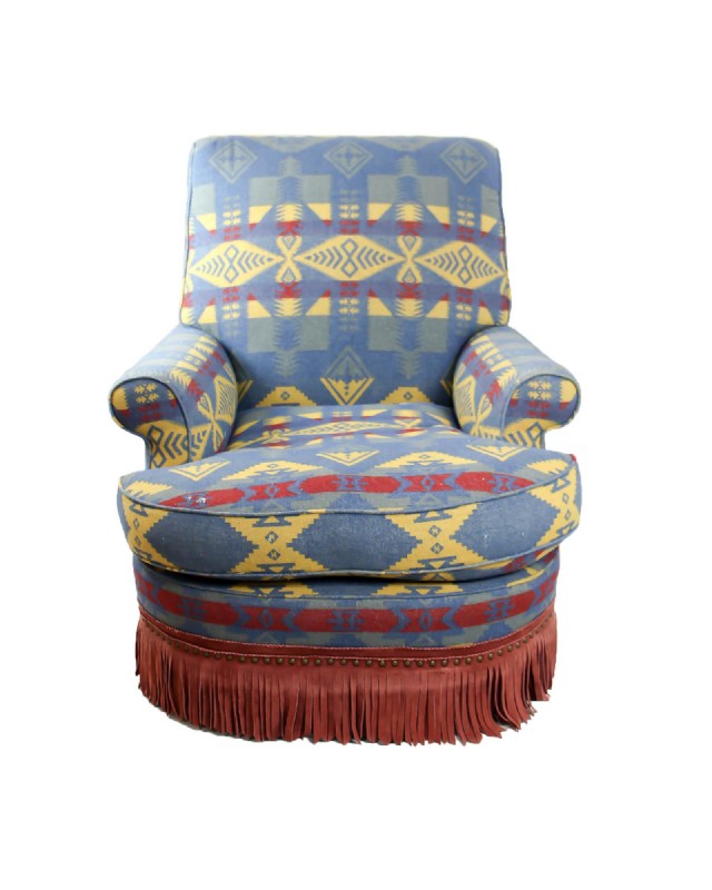 Century Chair covered in a Ralph Lauren Fabric