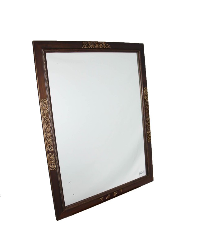 Brown Gold Framed Mirror
