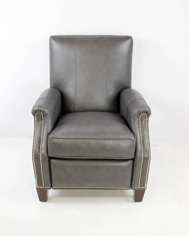 Charcoal Leather Recliner