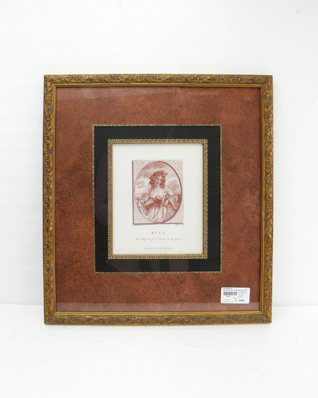 artwork  gold embossed frame