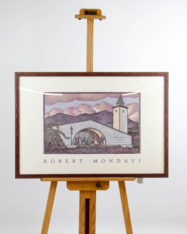 Robert Mondavi Vineyard Print on Canvas