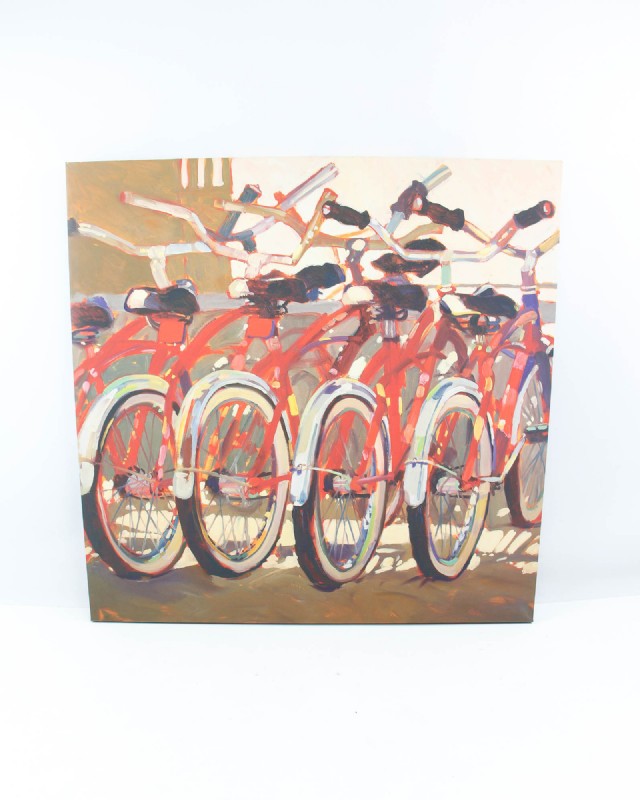 Modern Abstract Cruiser Bicycles Print