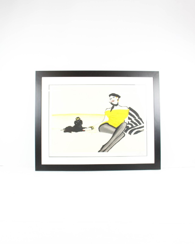 Rene Gruau "Fifi" Framed Lithograph