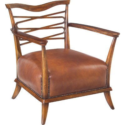 Caramel Leather Leon Chair