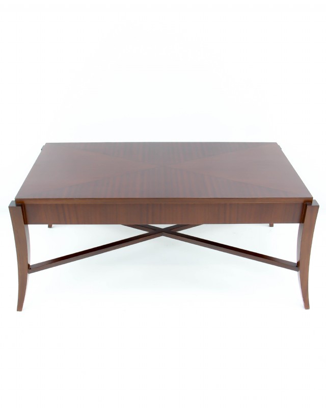 Inlaid Patterned Cocktail Table
