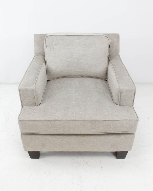 Brighton chair soft taupe fabric