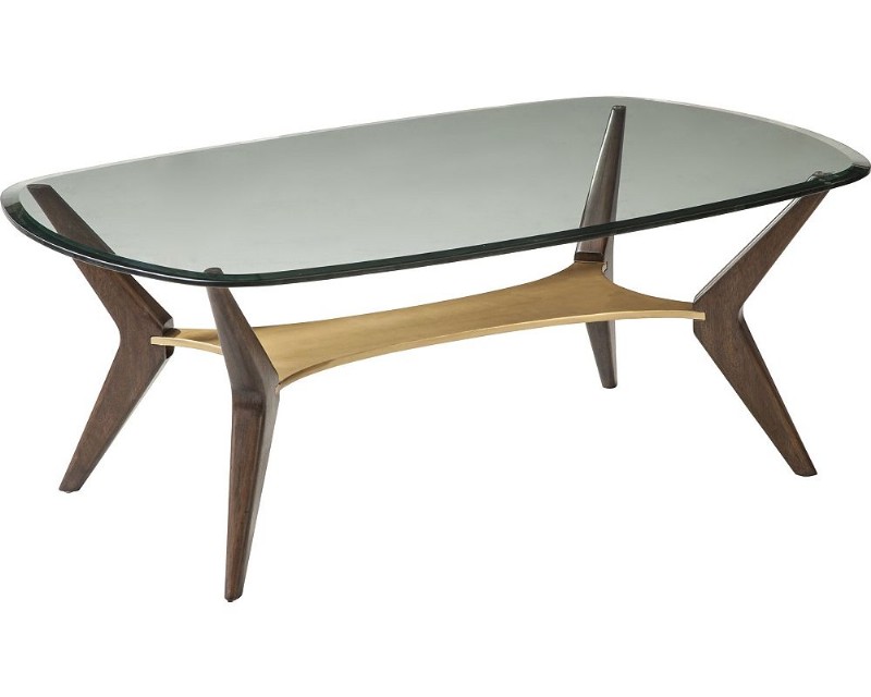 Aldena Glass Top Cocktail Table