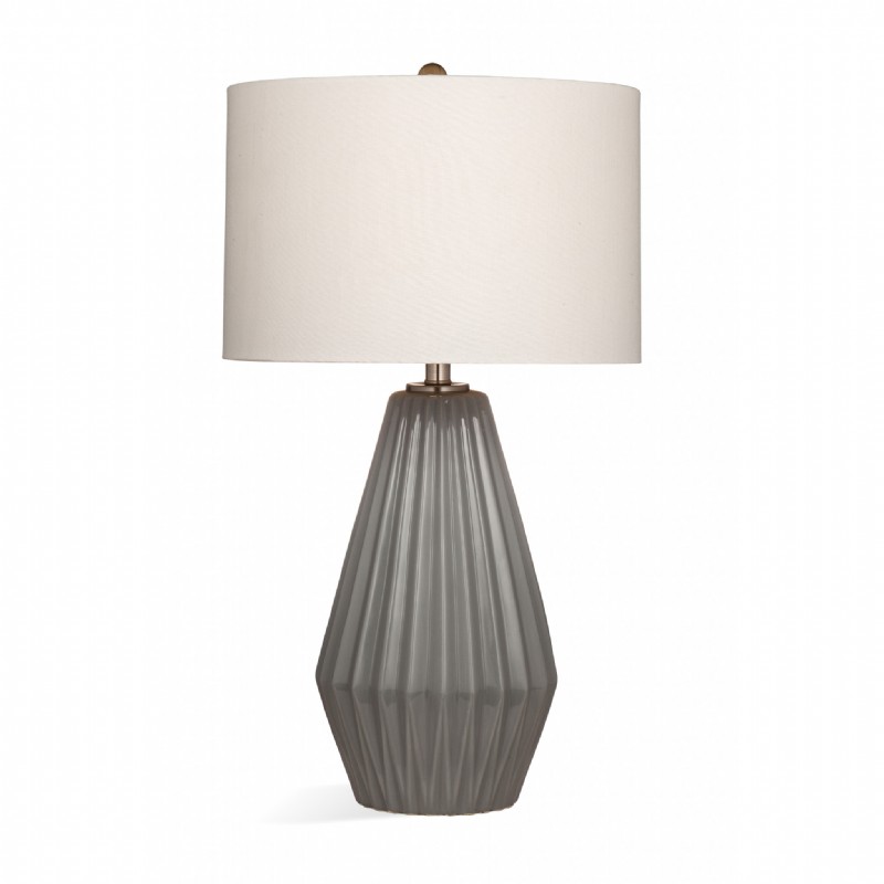 Abner Grey Table Lamp