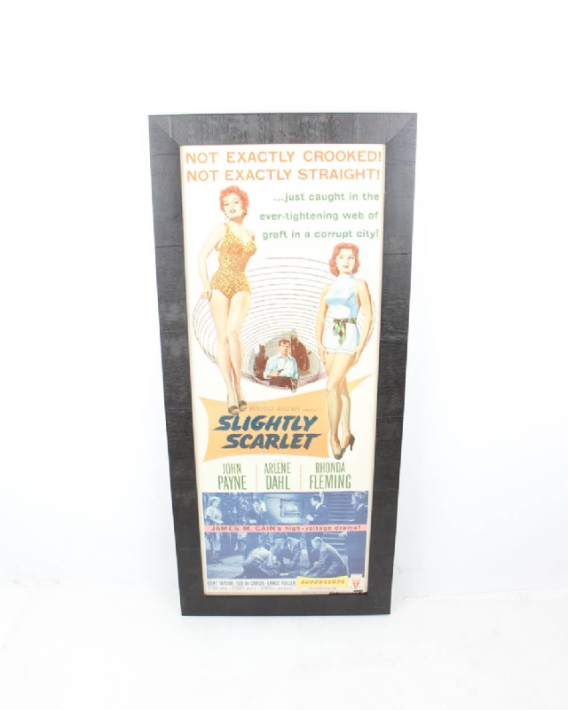 Slightly Scarlet Original Movie Poster