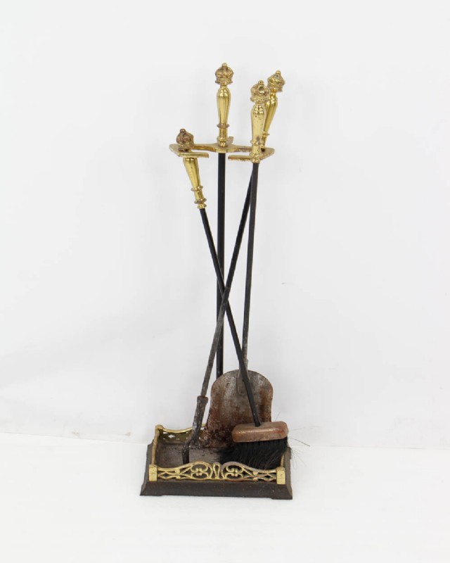 3pc Fireplace Tool Set For Sale In Ct Middlebury Furniture And