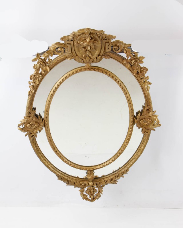 Gilded Rose Wall Mirror