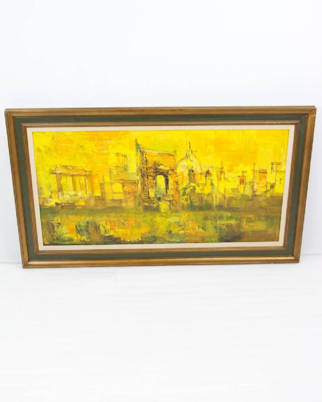 Arch of Trajan at Sunset Original Painting