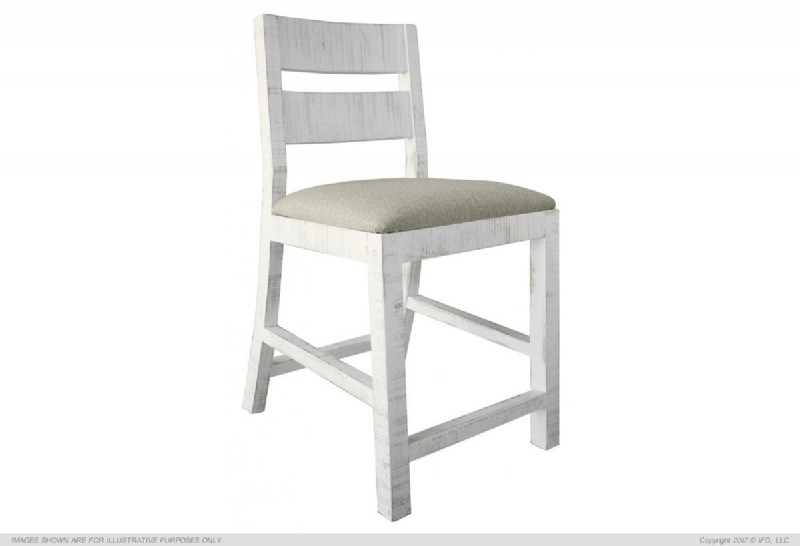 Pueblo White Barstool