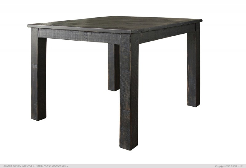 Pueblo Black Square Counter Table